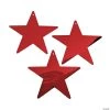 Metallic Stars - 12 Pc. -Party Decorations Sales Shop red medium metallic stars 12 pc 70 1139