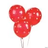 Polka Dot 11" Latex Balloons - 25 Pc. -Party Decorations Sales Shop red polka dot 11 latex balloons3 4207