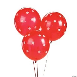 Polka Dot 11" Latex Balloons - 25 Pc.