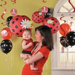 Polka Dot 11" Latex Balloons - 25 Pc. -Party Decorations Sales Shop red polka dot 11 latex balloons3 4207 a02