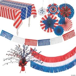 Red, White & Blue Decorating Kit - 12 Pc.