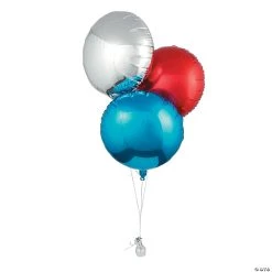 Refillable Mylar Balloons - 3 Pc.