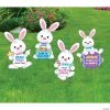 Religious Easter Bunny Yard Stakes -Party Decorations Sales Shop religious easter bunny yard stakes14097856