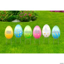 Religious Easter Egg Yard Signs