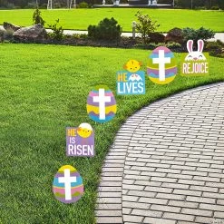 Religious Easter Sidewalk Yard Stakes