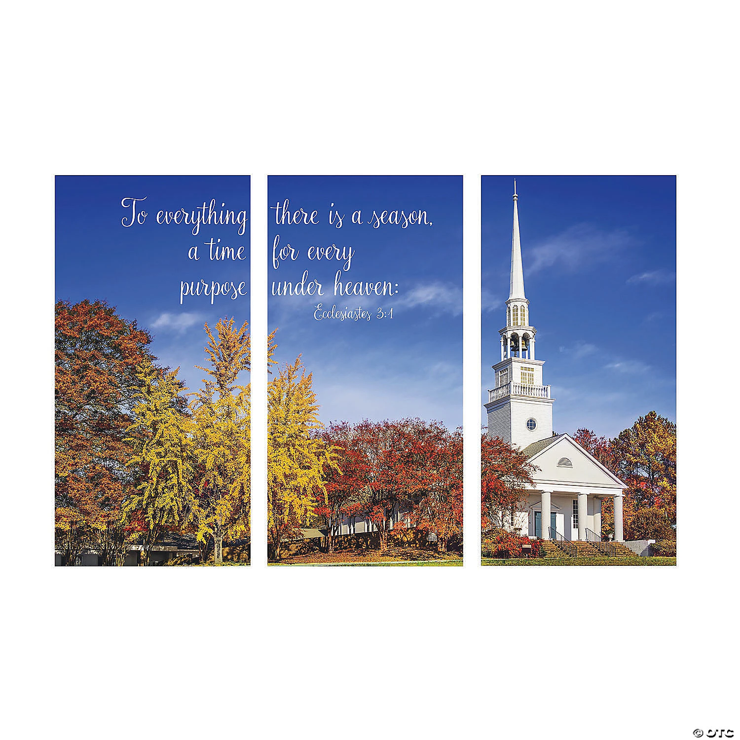 Religious Fall Backdrop Banner - 3 Pc. 4 Religious Fall Backdrop Banner - 3 Pc. - Image 2