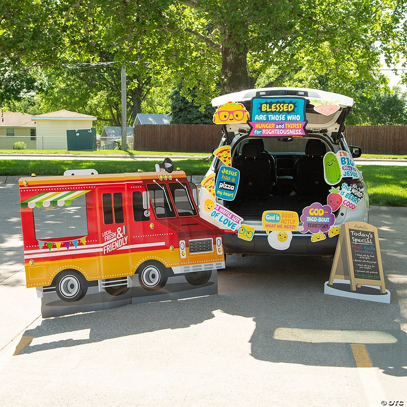 Religious Food Truck Trunk-or-Treat Decorating Kit - 33 Pc. 3 Religious Food Truck Trunk-or-Treat Decorating Kit - 33 Pc.