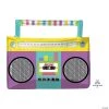 Retro Boombox 27" Mylar Balloon -Party Decorations Sales Shop retro boombox 27 mylar balloon14214251