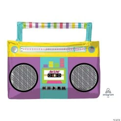 Retro Boombox 27" Mylar Balloon