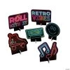 Retro Vibes Centerpieces - 6 Pc. -Party Decorations Sales Shop retro vibes centerpieces 6 pc 14092086