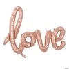 Rose Gold 40" Mylar Love Balloon