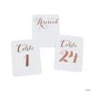 Metallic Foil Table Numbers - 24 Pc. 1 Metallic Foil Table Numbers - 24 Pc. -Party Decorations Sales Shop rose gold foil table numbers13786056