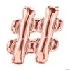 Rose Gold Hashtag Symbol 34" Mylar Balloon 1 Rose Gold Hashtag Symbol 34" Mylar Balloon -Party Decorations Sales Shop rose gold hashtag symbol 34 mylar balloon14097924
