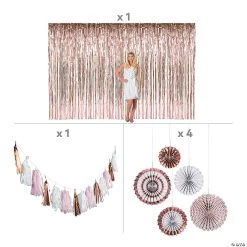 Rose Gold Wall Decorating Kit 5 Rose Gold Wall Decorating Kit -Party Decorations Sales Shop rose gold wall decorating kit13972200 a01