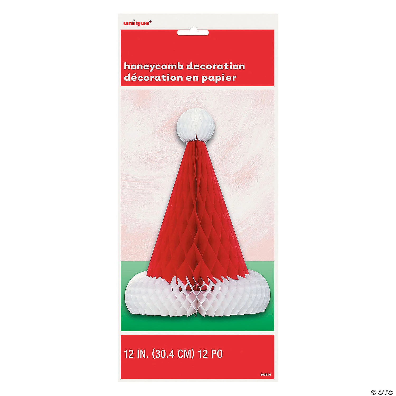 Santa Hat Christmas Honeycomb Centerpiece 4 Santa Hat Christmas Honeycomb Centerpiece - Image 2