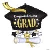 Satin Cap & Diploma 25" Mylar Balloon