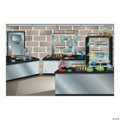 Science Lab VBS Backdrop Banner - 3 Pc.