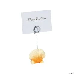 Sea Shell Place Card Holders - 12 Pc.