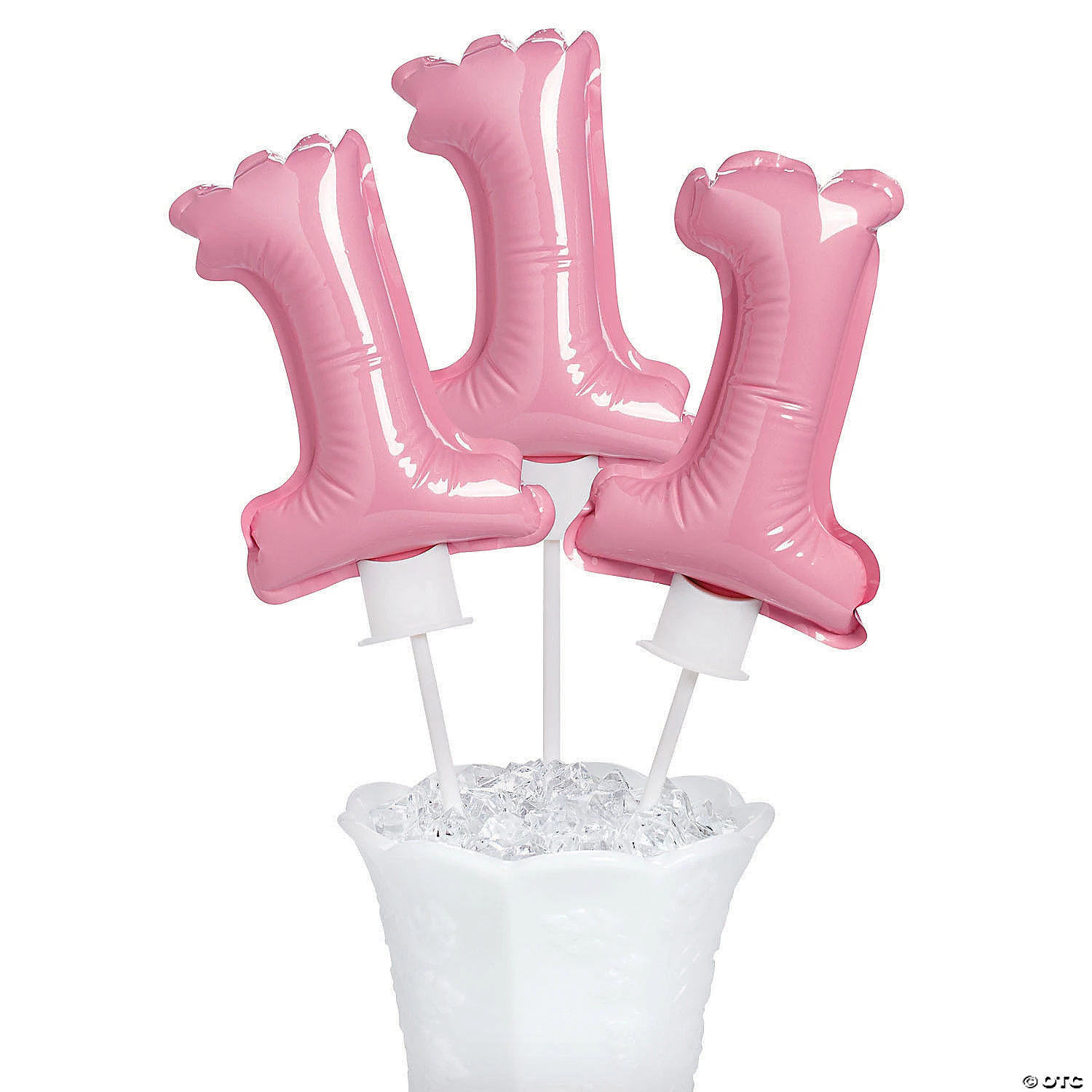 1st Birthday Self-Inflating 6" Mylar Balloons - 6 Pc. 4 1st Birthday Self-Inflating 6" Mylar Balloons - 6 Pc. - Image 2