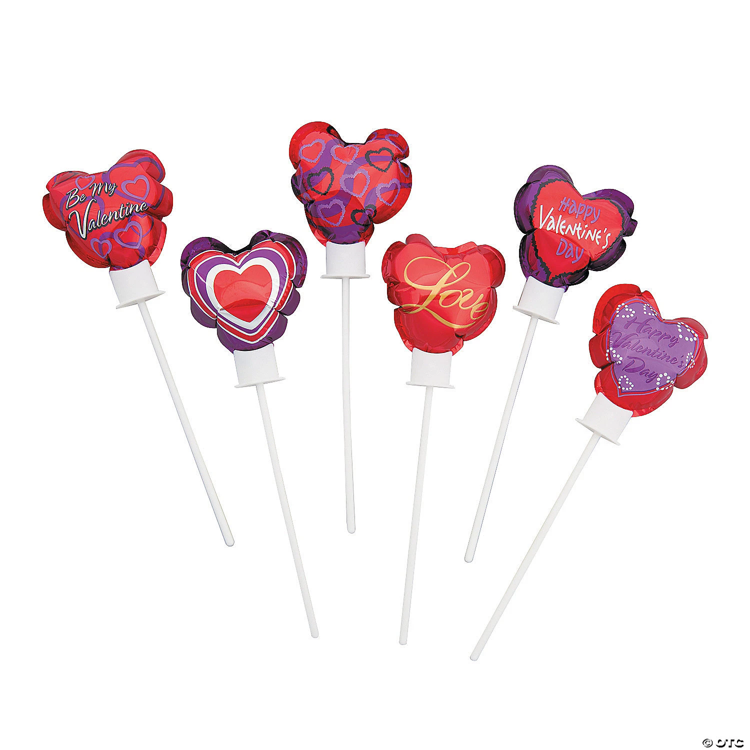 Self-Inflating 4" Valentine Heart Balloon Assortment - 50 Pc. 3 Self-Inflating 4" Valentine Heart Balloon Assortment - 50 Pc.