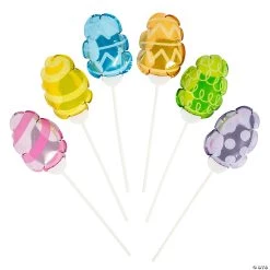 Self-Inflating Easter Egg Mylar 5-3/4" Balloons - 50 Pc.