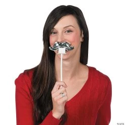 Self-Inflating Mustache Mylar 4" Balloons - 12 Pc. -Party Decorations Sales Shop self inflating mustache mylar 4 balloons 12 pc 3 8982 a02
