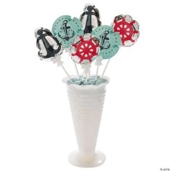 Self-Inflating Nautical 4" Mylar Balloons - 12 Pc. 5 Self-Inflating Nautical 4" Mylar Balloons - 12 Pc. -Party Decorations Sales Shop self inflating nautical 4 mylar balloons 12 pc 13597052 a01