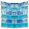 Fringe Garland Backdrop - 6 Pc. -Party Decorations Sales Shop shades of blue fringe garland backdrop 6 pc 13943286