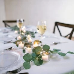 Silver Dollar Eucalyptus Garland -Party Decorations Sales Shop silver dollar eucalyptus garland13826432 a02