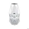 Silver Geometric Vase 2 Silver Geometric Vase -Party Decorations Sales Shop silver geometric vase13909410