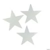 Metallic Stars - 12 Pc. 1 Metallic Stars - 12 Pc. -Party Decorations Sales Shop silver large metallic stars 12 pc 70 1153