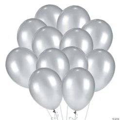 Metallic 11" Latex Balloons - 24 Pc.