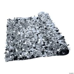 Metallic Floral Sheeting Backdrop