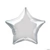 Star 18" Mylar Balloon -Party Decorations Sales Shop silver star 18 mylar balloon14117183