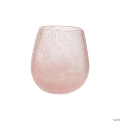 Small Blush Glass Vase