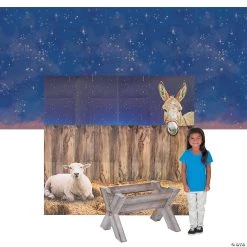 Small Nativity Pageant Decorating Kit - 4 Pc.