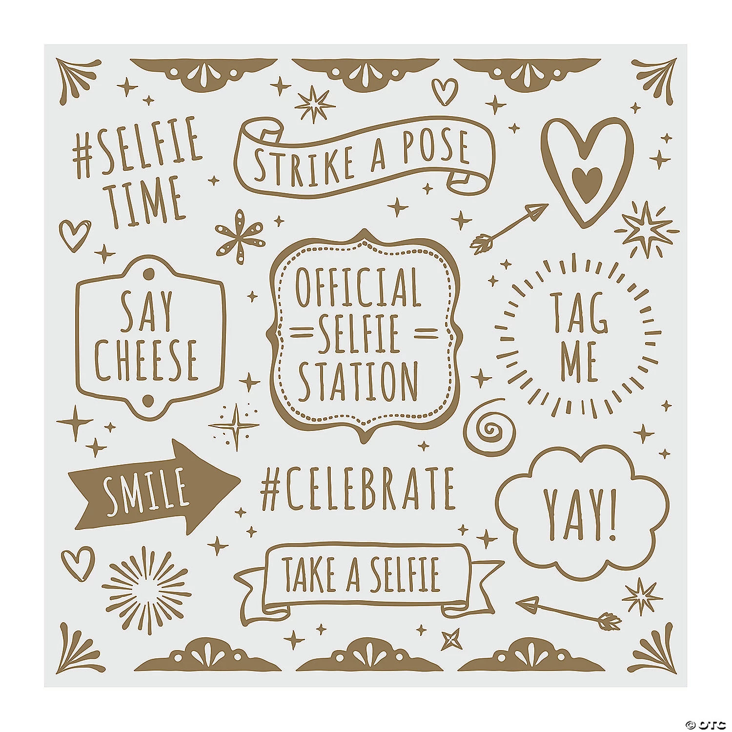 Small Selfie Backdrop - 2 Pc. 4 Small Selfie Backdrop - 2 Pc. - Image 2