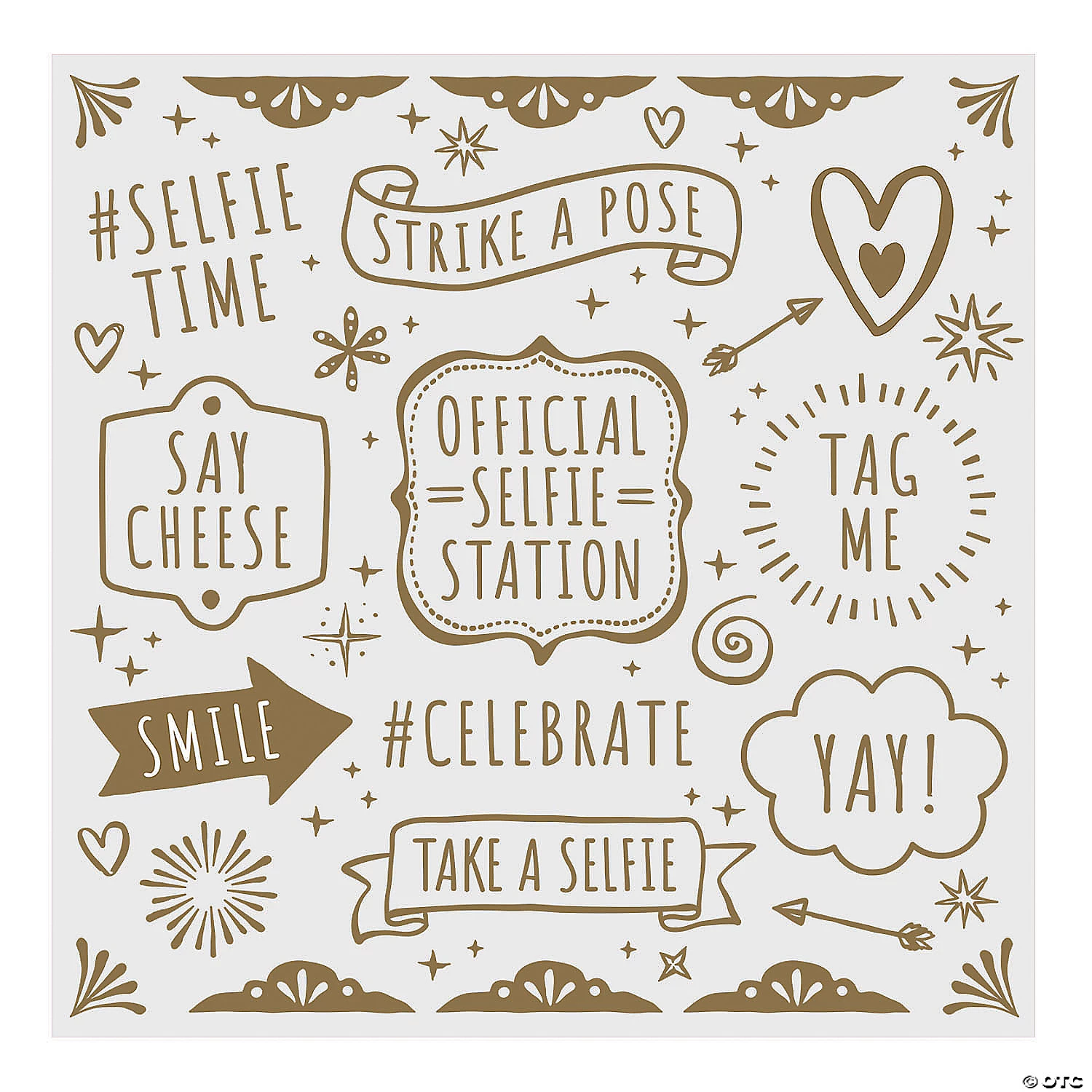 Small Selfie Backdrop - 2 Pc. 3 Small Selfie Backdrop - 2 Pc.