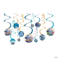 Smallfoot™ Hanging Swirl Decorations - 12 Pc.
