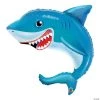 Smilin’ Shark-Shaped 36" Mylar Balloon -Party Decorations Sales Shop smilin shark shaped 36 mylar balloon13993374