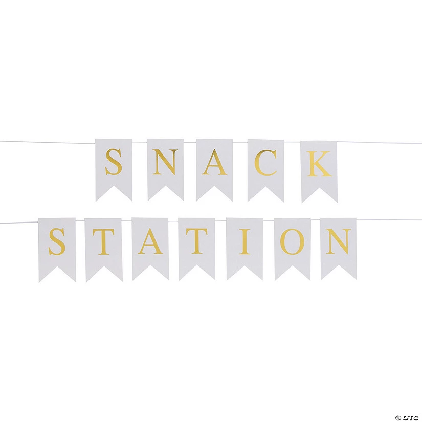 Snack Station Pennant Banners - 2 Pc. 3 Snack Station Pennant Banners - 2 Pc.