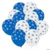 Snowflake Blue & White 11" Latex Balloons - 24 Pc. -Party Decorations Sales Shop snowflake blue and white 11 latex balloons 24 pc 70 4961