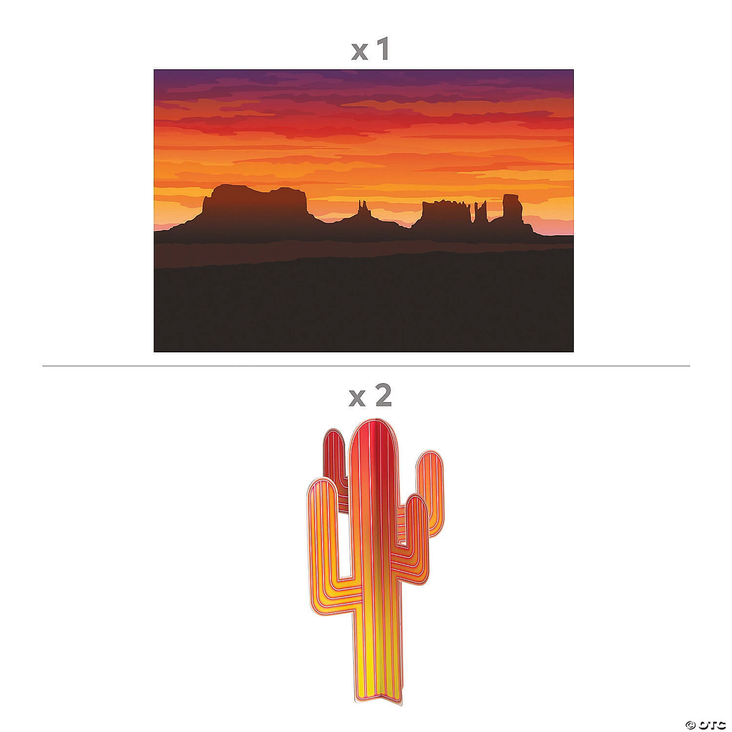 Southwest VBS Desert Small Scene Decorating Kit - 3 Pc. 4 Southwest VBS Desert Small Scene Decorating Kit - 3 Pc. - Image 2