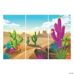 Southwest VBS Sunset Backdrop - 2 Pc. -Party Decorations Sales Shop southwest vbs sunset backdrop 2 pc 14104281 a01