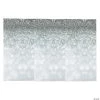 Sparkling Silver Vinyl Backdrop - 3 Pc. -Party Decorations Sales Shop sparkling silver vinyl backdrop 3 pc 13676372