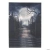 Spooky Night Cemetery Backdrop 1 Spooky Night Cemetery Backdrop -Party Decorations Sales Shop spooky night cemetery backdrop13938309