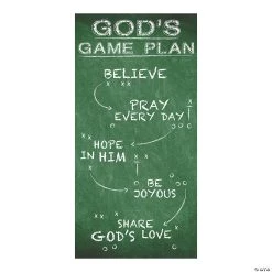 Sports VBS Chalkboard Plastic Door Banner