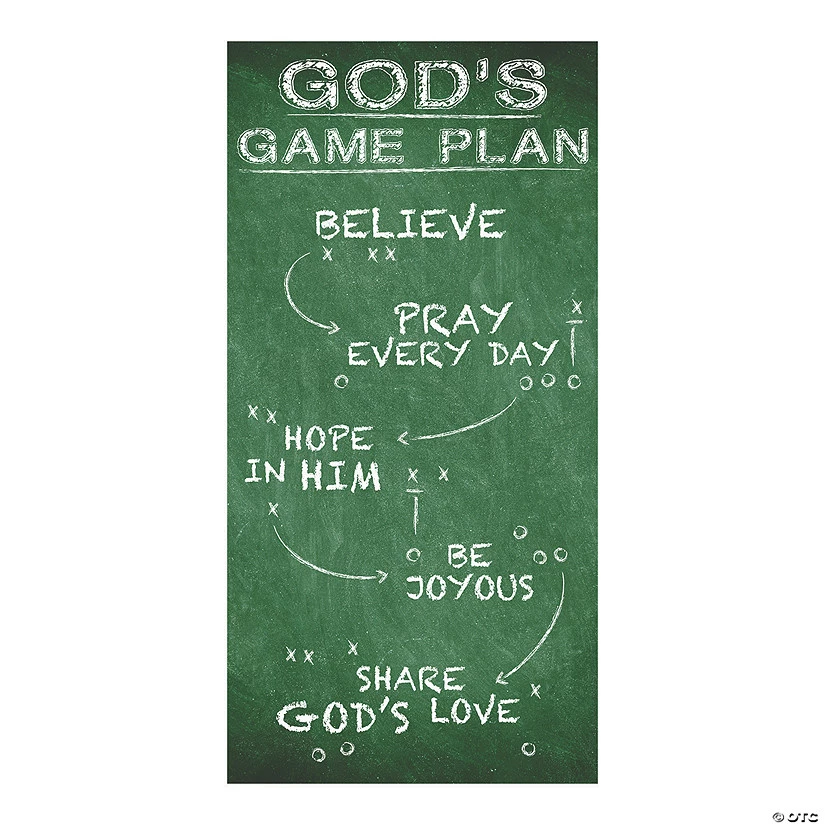 Sports VBS Chalkboard Plastic Door Banner 3 Sports VBS Chalkboard Plastic Door Banner