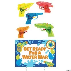 Squirt Gun War Party Kit for 50 Guests