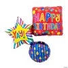 Stacked Birthday Shapes 34" Mylar Balloon -Party Decorations Sales Shop stacked birthday shapes 34 mylar balloon14214230